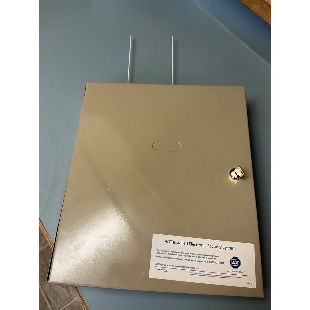 ADT Safewatch Pro 3000EN Security System Control Panel Honeywell Transformer Tan